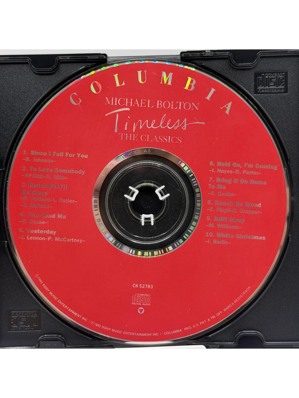 Michael Bolton - Timeless (The Classics) (1992) - Audio CD - Rock * Disc Only *